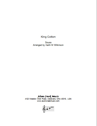 King Cotton (Brass Band - Score and Parts)