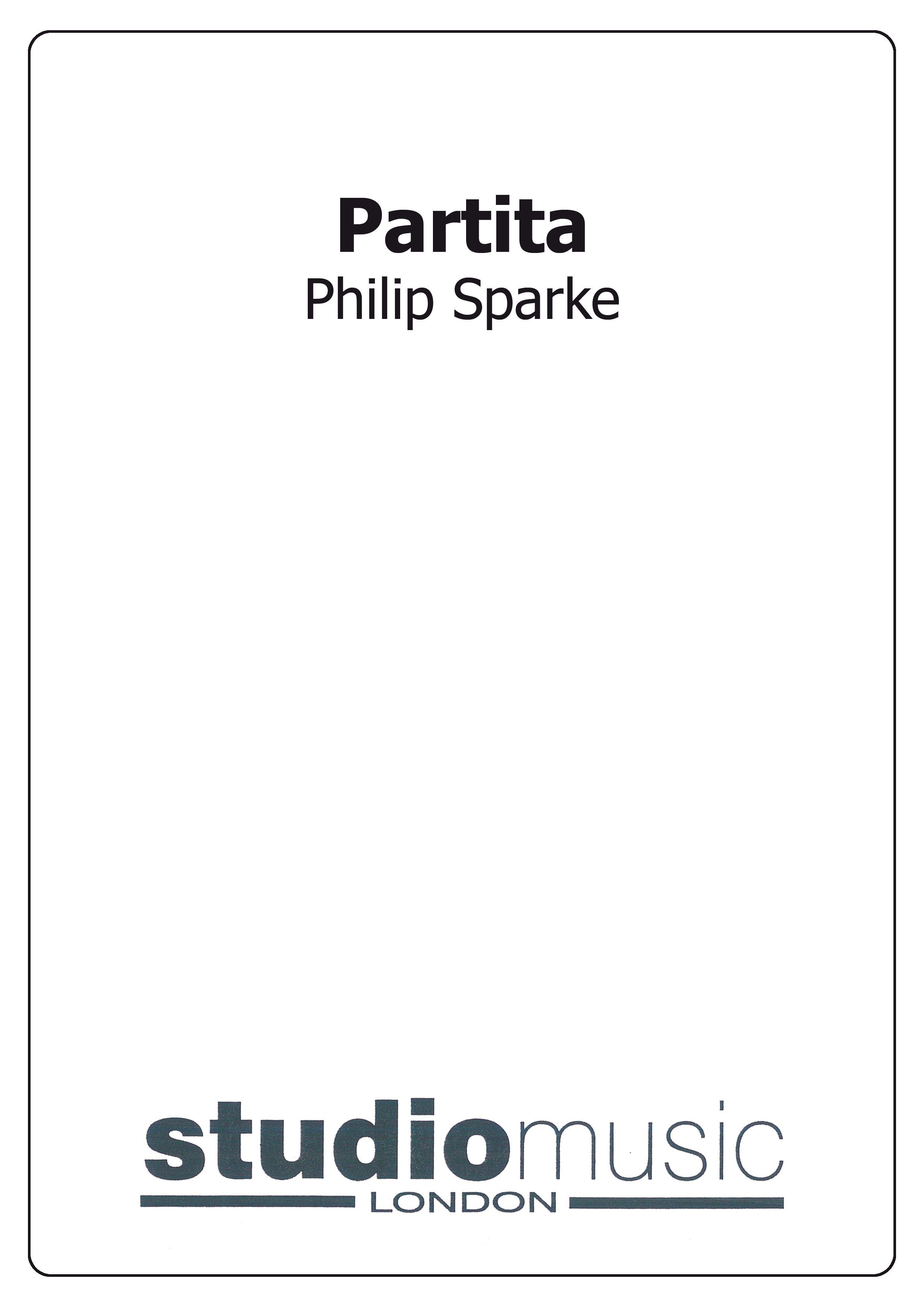 Partita (Score and Parts)