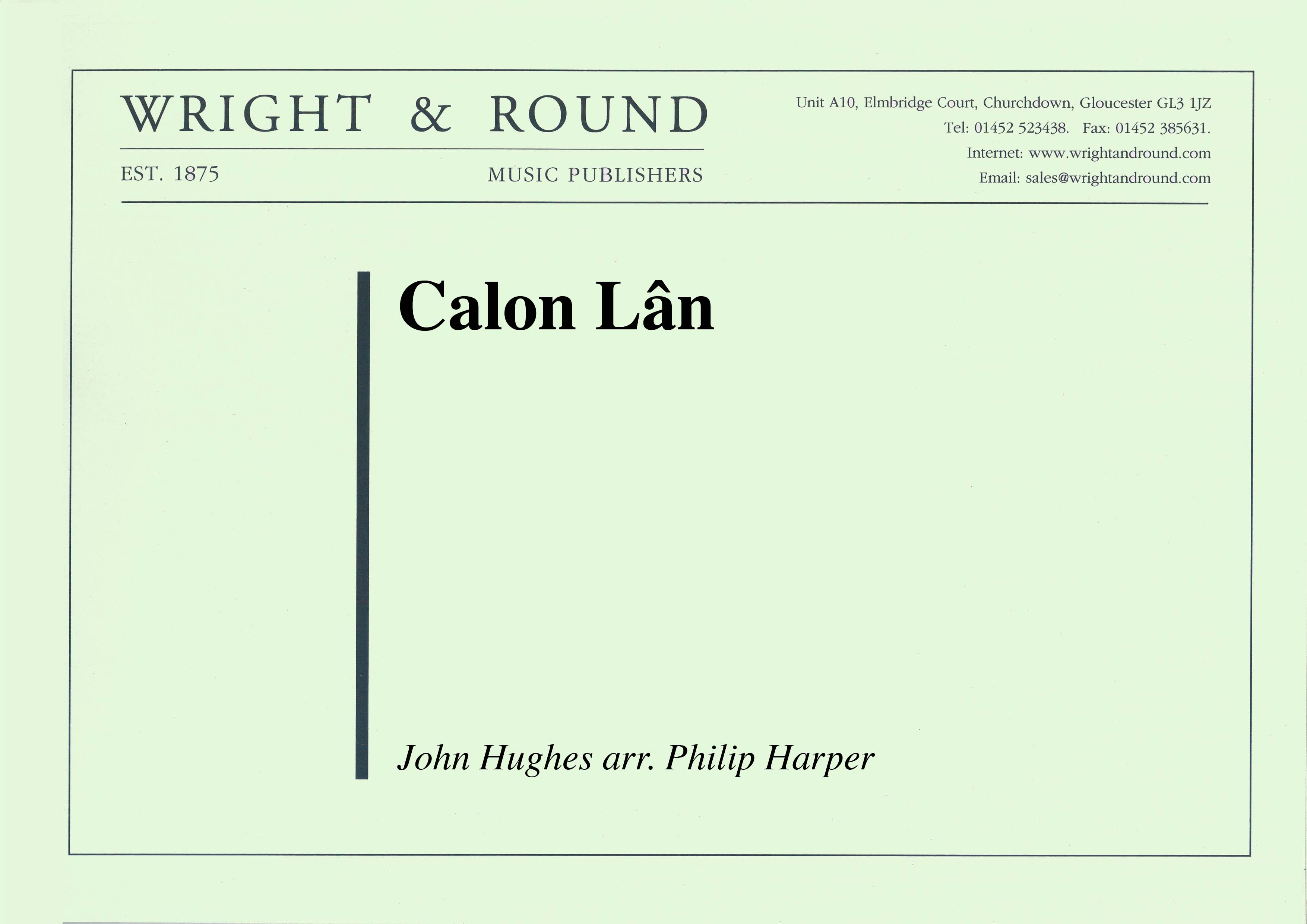 Calon Ln (Score and Parts)