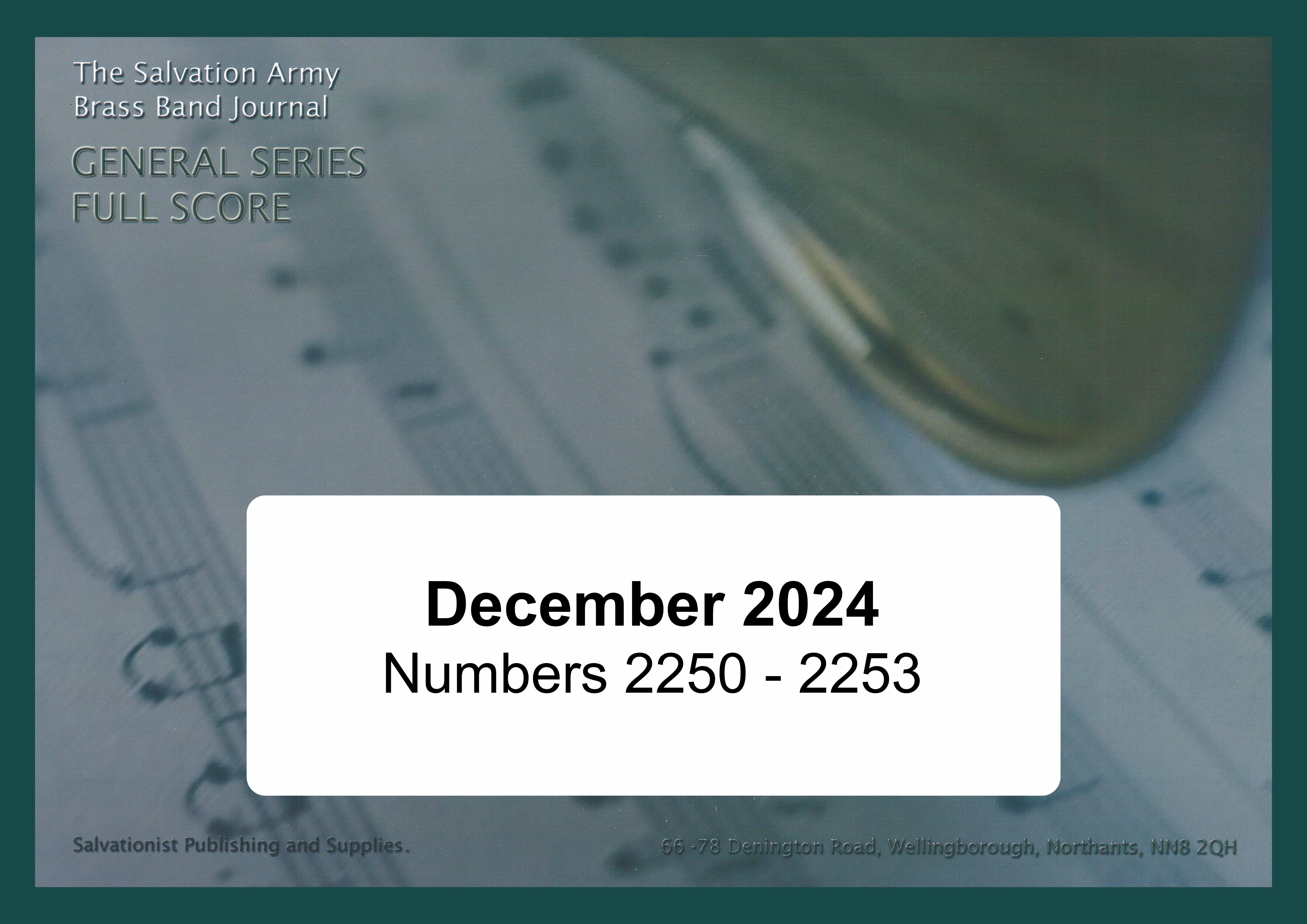 General Series Brass Band Journal, Numbers 2250 - 2253, December 2024